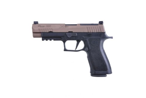 Sig Sauer P320 X-VTac 9mm 4.7" Pistol, FDE/BlackTwo-Tone