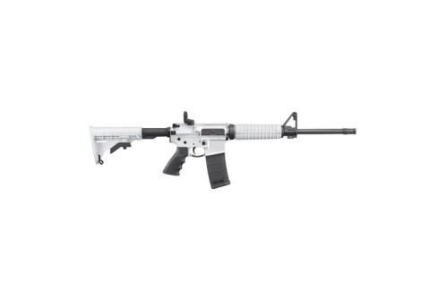 Ruger AR-556 5.56 Nato AR-15, White Cerakote - 8519