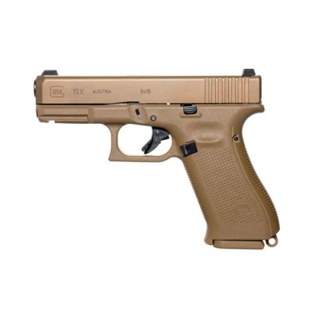 Glock 19X Gen5 9mm Pistol, Flat Dark Earth - PX1950703