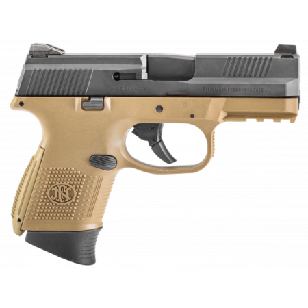 FN FNS-9 Compact 9mm Black & Flat Dark Earth Pistol - 66-100354