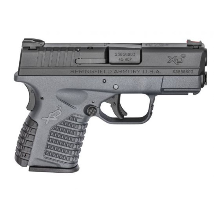 Springfield Armory XDS 3.3" .45 ACP Single Stack Pistol, Gray - XDS93345YB