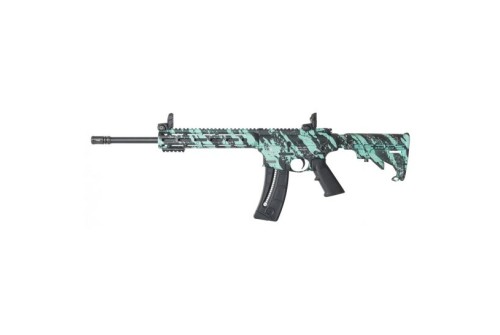 Smith & Wesson M&P 15-22 Sport .22 LR Rifle, Robin's Egg Blue Platinum - 12066