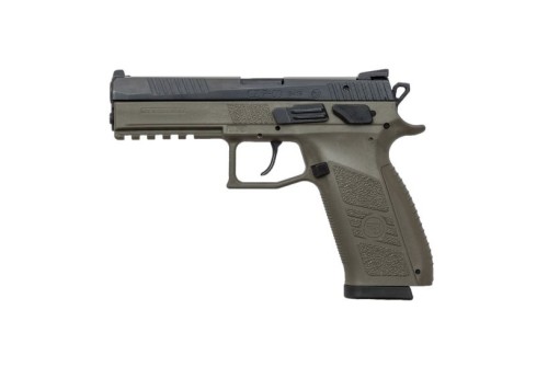 CZ P-09 9mm 19 Round Pistol, OD Green - 91268