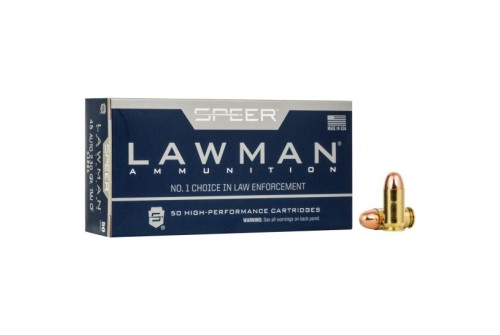 Speer Lawman Clean-Fire Training 230 gr Total Metal Jacket .45 Auto Ammo, 50/box - 53885