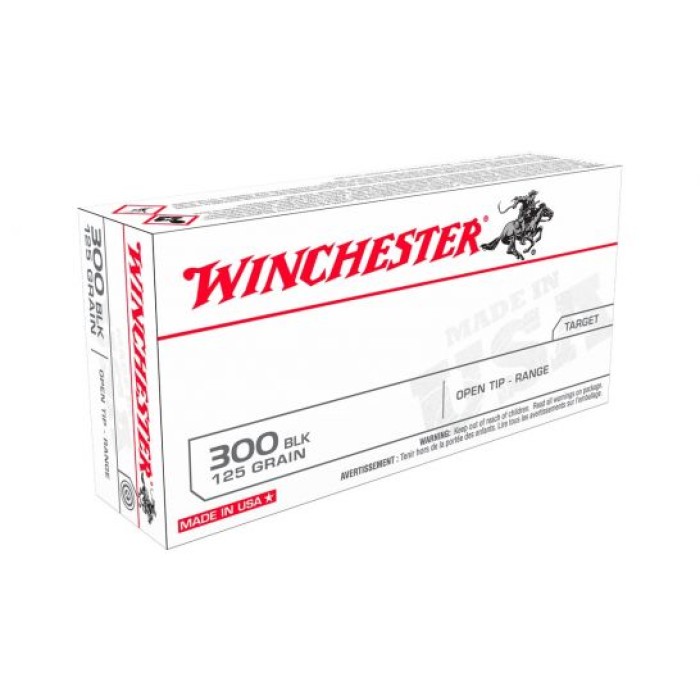 Winchester 125gr Open Tip 300 Blackout Ammo, 20rd - USA300BLK