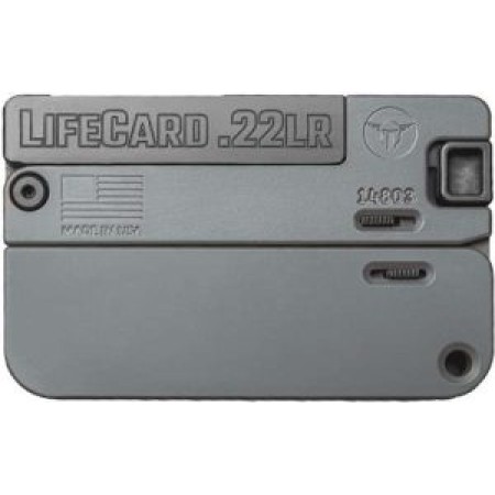 Trailblazer Firearms Trailblazer Firearms Lifecard, .22Lr, Aluminum, Sniper Grey LC1SG