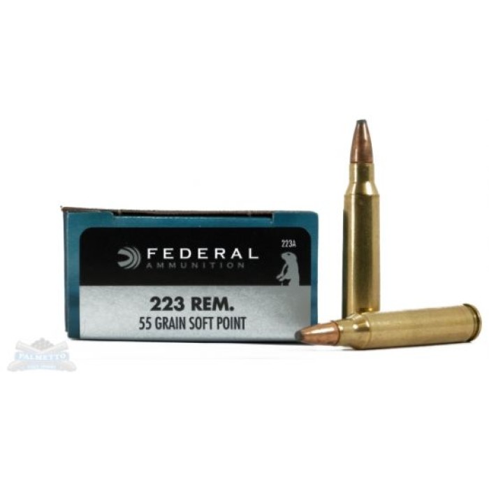 Federal Power-Shok .223Rem 55gr Soft Point 20rds