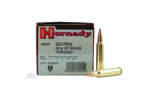 Hornady 223 Rem 55gr SP Custom Ammunition 50rds - 80255