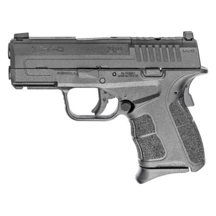 Springfield Armory XDs Mod2 OSP 9mm Pistol, Black - XDSG9339BOSP