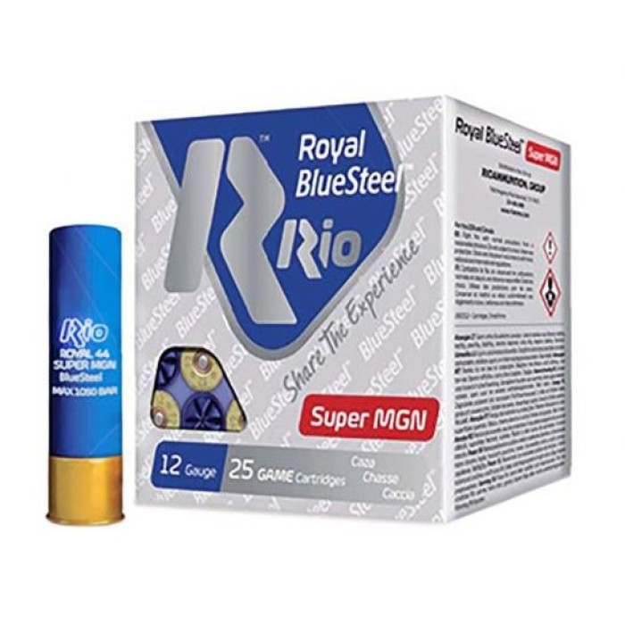 Rio Ammunition Blue Steel 12G 3.50" Max DR 1 9/16Oz #2 RBSSM44BBB 184351016242