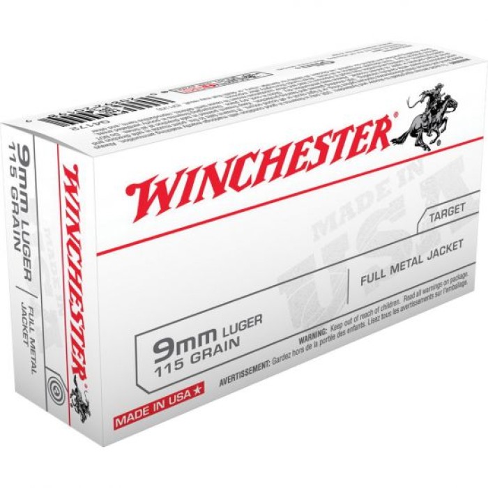 Winchester Ammo Usa, Win Q4172sc   9mm        115 Fmj     1000/1