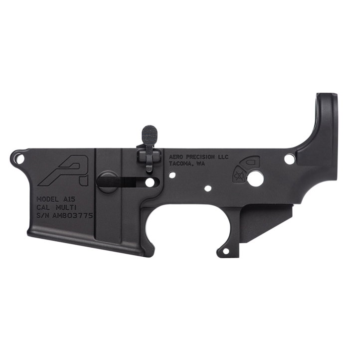 Aero Precision Ar-15, Aero*apar501102ac Ar15 Lower Strp Blk Ambi Bolt Rl