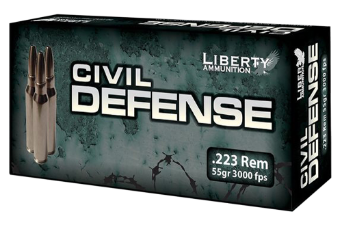 Liberty Ammunition LACD223019 Silverado  223 Rem 55 gr Hollow Point Boat Tail (HPBT) 20 Bx/ 10 Cs