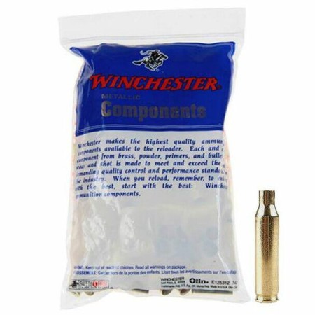 Winchester 7.62x39mm Soviet Unprimed Rifle Brass Cases - 100 rounds