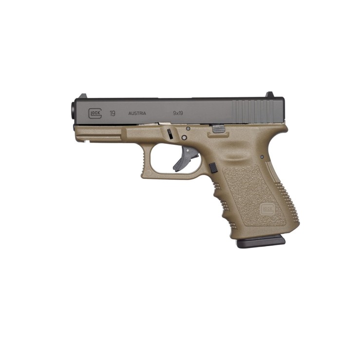 Glock 10 + 1 Round Double Action Only 9mm W/fixed Sights & O