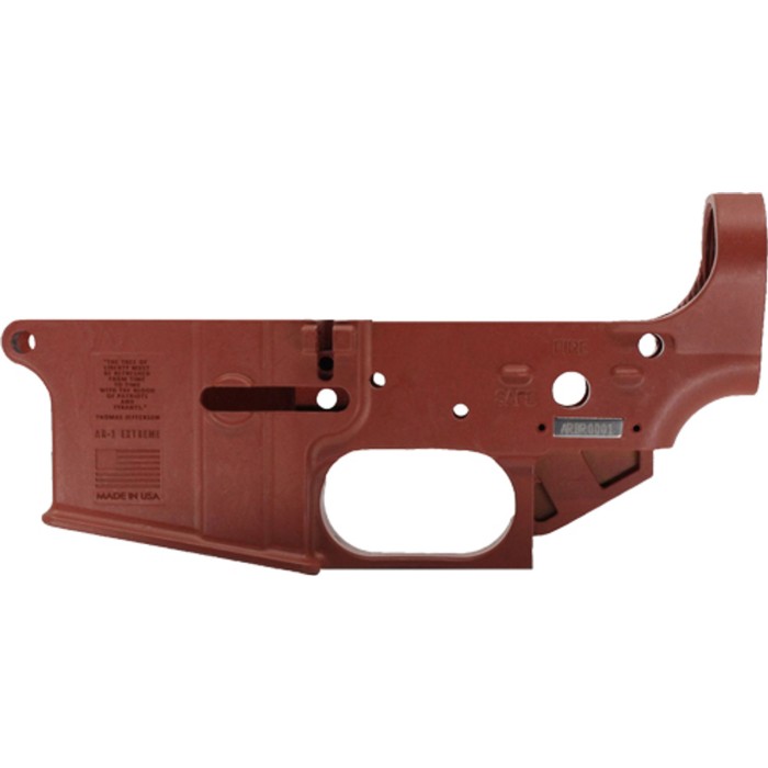 Fmk Ar-1 Ar15 Stripped Polymer - Lower Multi-cal Burnt Bronze