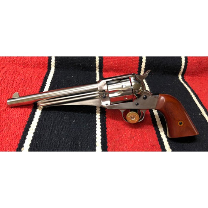 Cimarron 1875 Outlaw .45 LC, 7.5" Barrel, Nickel Plated, Walnut Grip, 6rd