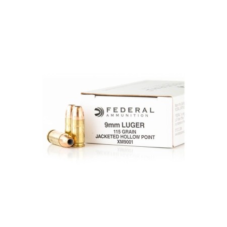 Federal 9MM Luger - Brass Casing