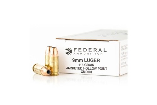 Federal 9MM Luger - Brass Casing