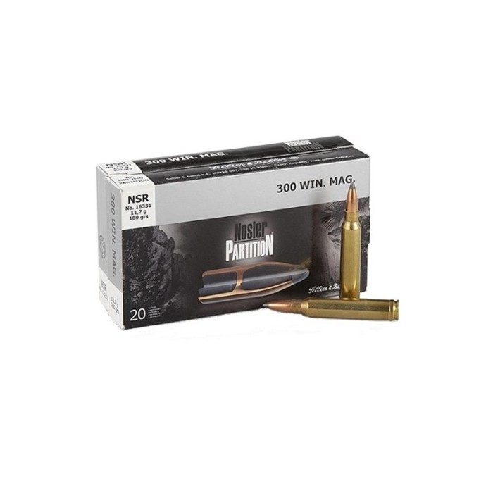 Sellier & Bellot 300Win 180Gr Nosler Partition 754908511631