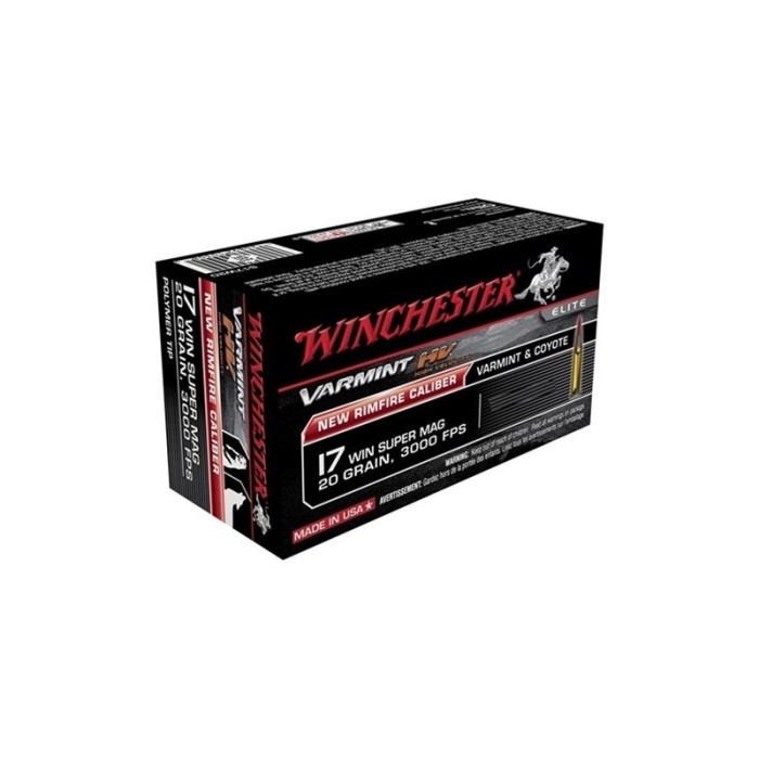 Winchester 17Wsm Power Core 20Gr LF Copper HP 50/10 S17W20PC -