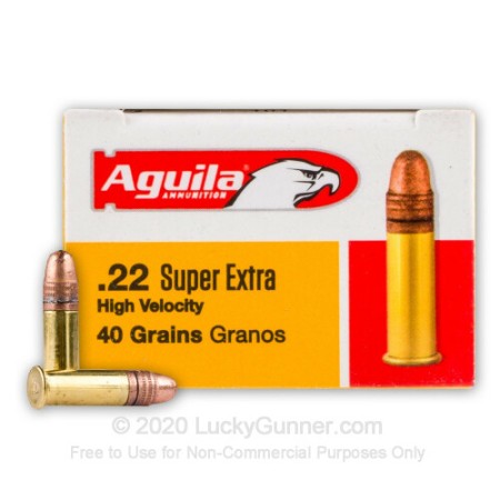 22 LR - 40 Grain CPRN - Aguila Super Extra - 2000 Rounds