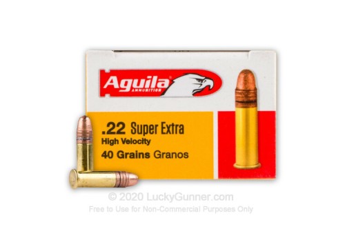 22 LR - 40 Grain CPRN - Aguila Super Extra - 2000 Rounds