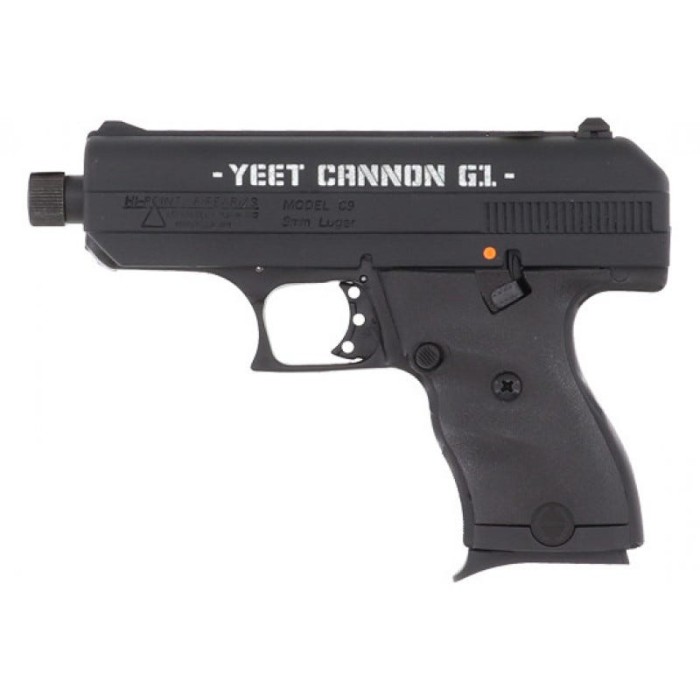 Hi-Point Firearms C-9 Yeet Cannon G1 9mm 3.5" Barrel 8-Rounds