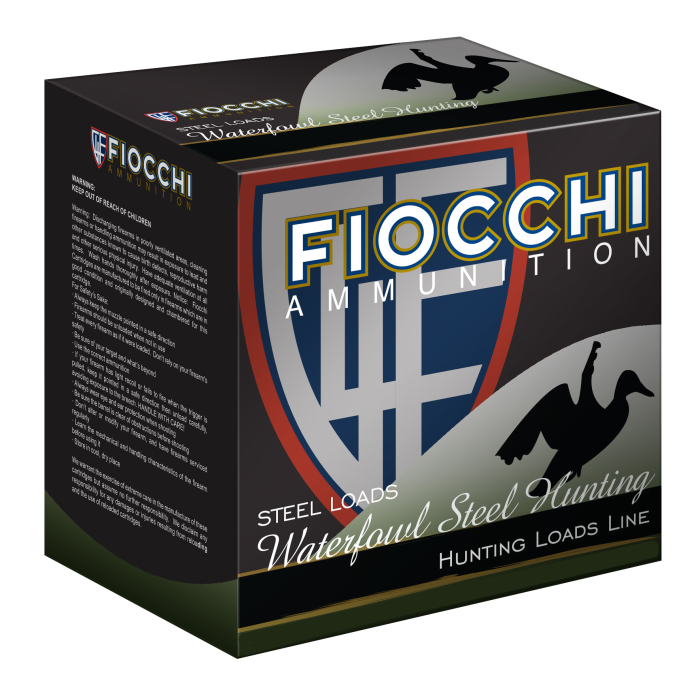 Fiocchi Flyway Steel 20ga. 3" - 1500fps. 7/8oz. #4 25-pack