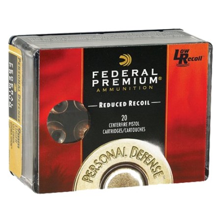 Federal PD380HS1H Premium Personal Defense Low Recoil 380 ACP 90 gr Hydra Shok Jacketed Hollow Point 20 Per Box