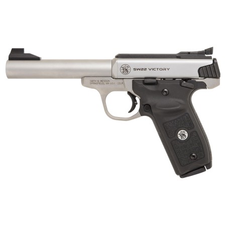 Smith & Wesson SW22 Victory 22 LR, 5.5" Barrel, Target, Stainless, 10rd, Mass Legal