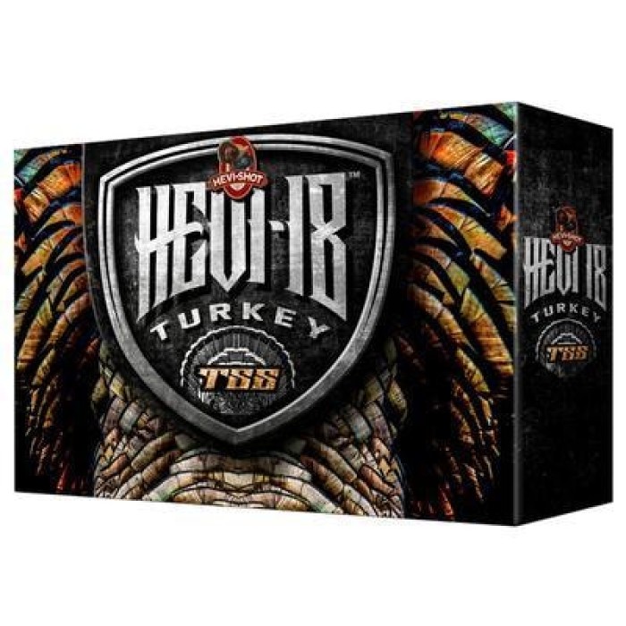 HEVI-Shot Turkey TSS 12 Ga, 3.5", 2 1/4 oz, Tungsten, 9 Shot, 5Bx/10Cs