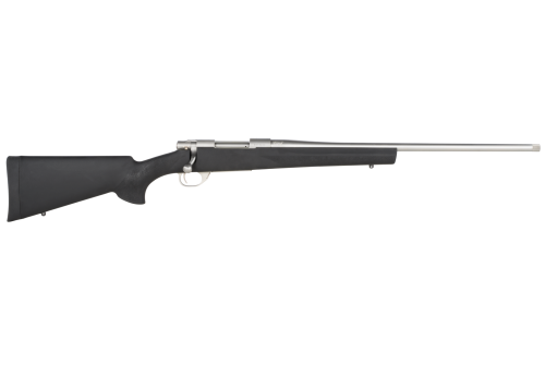 Howa Hgr72512 M1500 Hogue 6.5 Creedmoor Caliber With 5+1 Capacity, 22" Threaded Barrel, Stainless Steel Metal Finish & Black Fixed Hogue Pillar-Bedded Overmolded Stock Right Hand (Full Size)