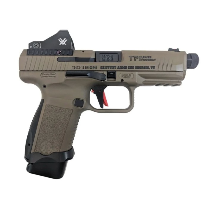 CENTURY ARMS TP9SF Elite 9mm 4.7in Flat Dark Earth 18rd