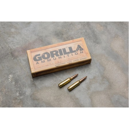 Gorilla Ammunition 6.5 Creedmoor 142gr Sierra MatchKing – 20 Round Box