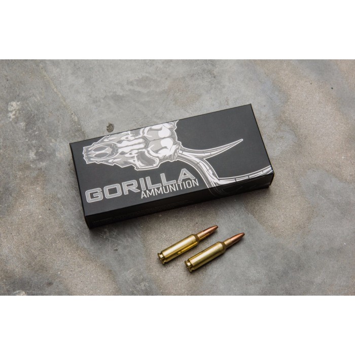 Gorilla Ammunition 6.5 Creedmoor 85gr Sierra Varminter Hollow Point – 20 Round Box