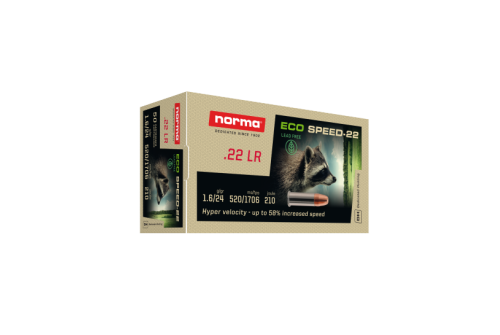 Norma ECOSpeed .22 LR 24gr Lead-Free Extreme Velocity Rimfire Ammo (50/box) 2423773