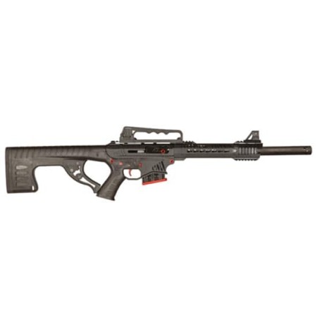 LKCI AR-12 12 Ga, 20" Barrel, Includes Flip-Up Sights, Black