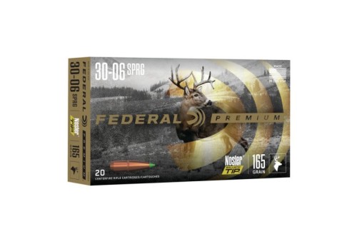 Federal Nosler Ballistic Tip .30-06 Springfield 20 Rounds Ammunition - P3006Q