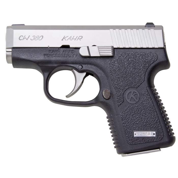 Kahr CW380, Black Poly Frame, Matte SS Slide