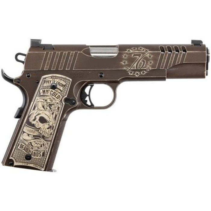 Auto ordnance 1911 45acp 5" Custom Engraved Cold Deadhands