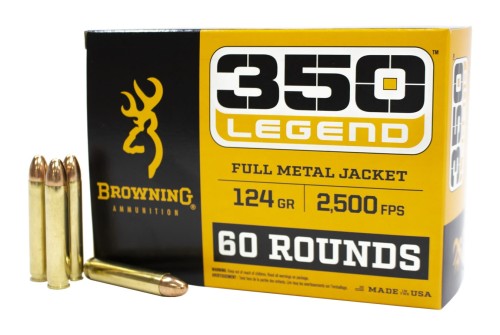 Browning 350 Legend 124gr FMJ Rifle Ammo - 60 Rounds