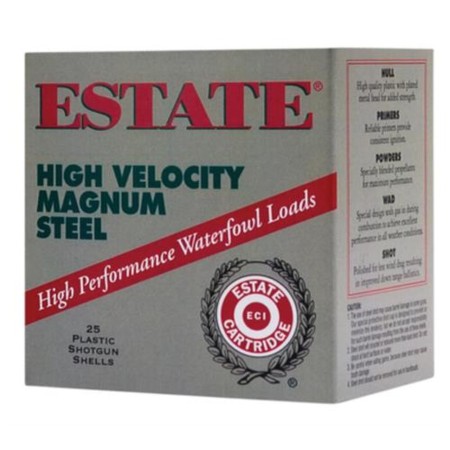 Estate High Velocity 12 GA, 3-1/2in. 1-3/8oz. #2 Shot - 25 Rounds [MPN: HVST1235SF2]