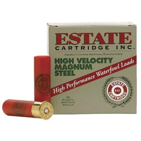 ESTATE CARTRIDGE 12G 2.75" 1-1/8 #4 HV STL HVST12 4