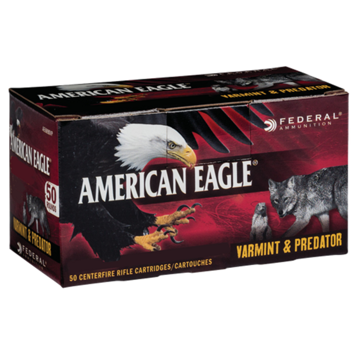 Federal American Eagle Varmint & Predator 6.5 Grendel 90GR Jacketed Hollow Point Box of 50