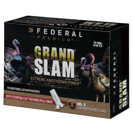 Federal Premium Grand Slam 2.75" 12 Gauge Ammo 5, 10/box - PFCX156F 5