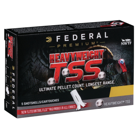 Federal HEAVYWEIGHT TSS, 20ga ,3", 1 1/2oz, #7 ,Turkey Load-PTSSX259F 7