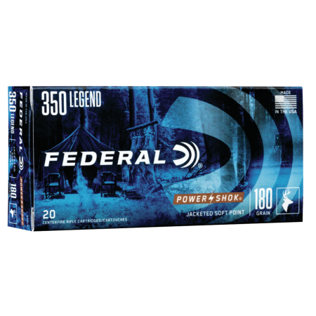 Federal Power Shok 350 Legend 180gr SP Rifle Ammo - 20 Rounds