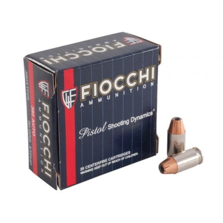 Fiocchi 380 Auto/ACP 90gr XTP Ammunition 25rds - 380XTP25