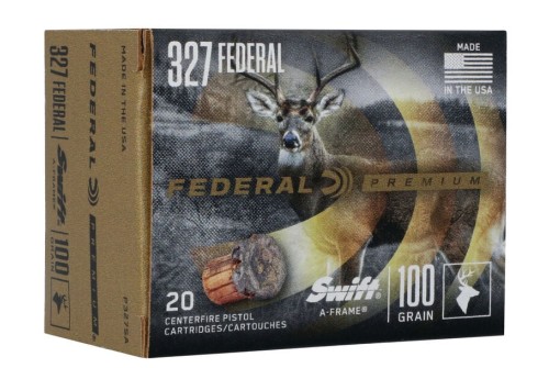 Federal Premium 327 Federal Magnum 100gr Swift A-Frame Handgun Ammo - 20 Rounds